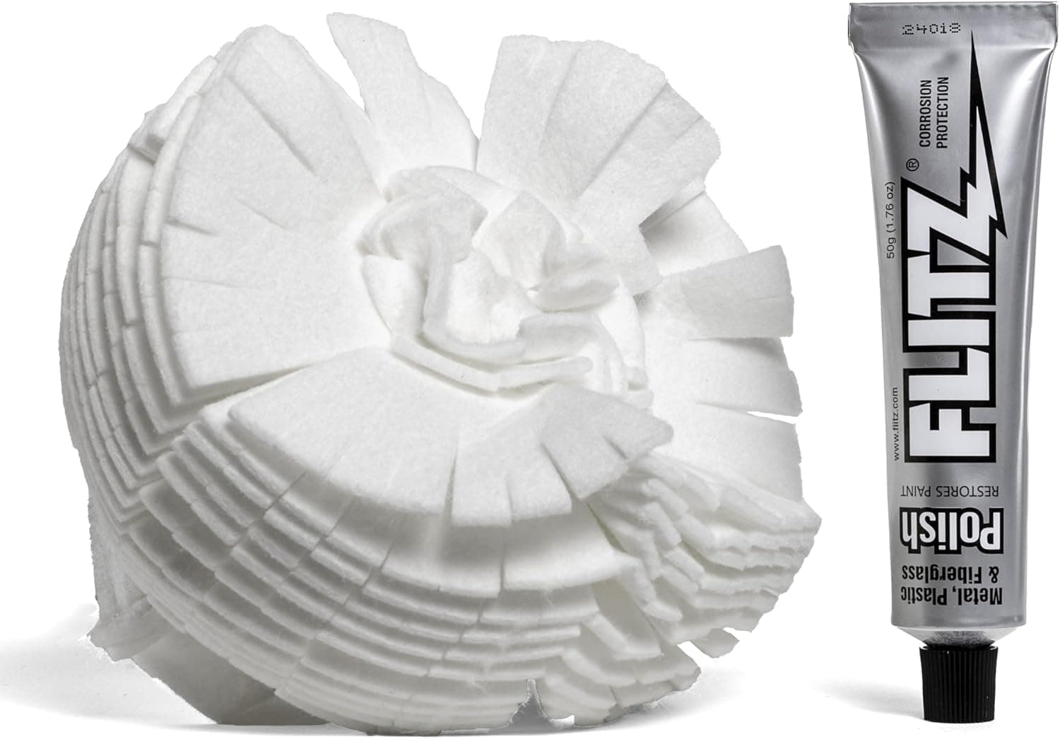 Buff Ball w/ Metal Polish Paste (1.76oz)