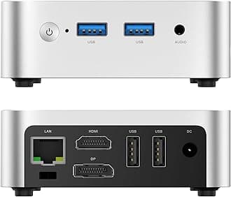 ACEMAGIC Vista V1 N97 Mini PC,16GB DDR4 RAM 512GB SSD Mini Computer,12th Gen N97(Beat N150/N100/N95,up to 3.6GHz),Small Desktop Computer 4K Dual Display/WiFi/VESA for Home/Office