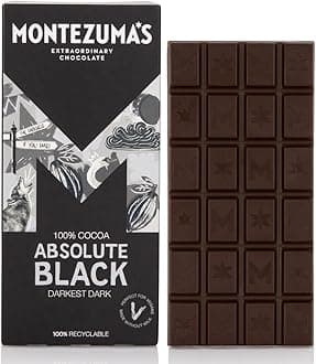 Montezuma’S Dark Chocolate Absolute Black 100% Cocoa 90g