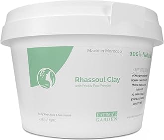 Fatima's Garden Rhassoul with Prickly Pear - Hydrating Face & Hair Mask, 425g