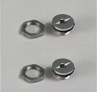 Aluminum Safety Valve For Pressure Cooker - Ideal For Prestige/Pigeon & Similar Brands (Set Of 2), Multicolor, 5 Liter