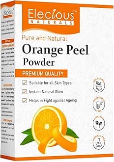 Orange Peel Powder For Skin and Face (200 Grams) | No Chemical, No preservative | Help in Tan Removal, Face cleansing and make skin glowing