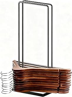 Hanger Organizer Stacker, Clothes Hanger Holder for Closet Laundry Room, Hangars Stacker Hold up 110 Wire Hangers for Storage Organizer, Hanger Rack Stand for Adult Child Velvet Pants Hangers