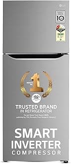 242 L, 2 Star, Smart Inverter Compressor, Multi Air Flow, Frost-Free Double Door Refrigerator (GL-N292DPZY, Shiny Steel, Smart Connect & Moist ‘N’ Fresh)