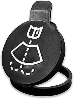 Car Wiper Bottle Cover, Windshield Wiper Washer Fluid Reservoir Tank Bottle Cap, Car Wiper Bottle Cover Replacement Cap Compatible with GMC Chevrolet Buick Cadillac, OEM: 12767700, 13227300