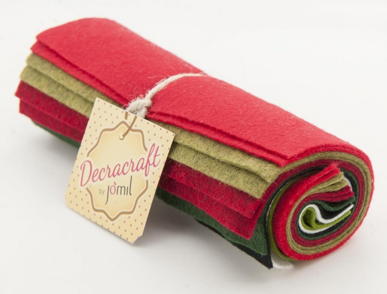 Minerva Wool Blend Felt Pieces in a Roll Mix 2 - per Pack of 10