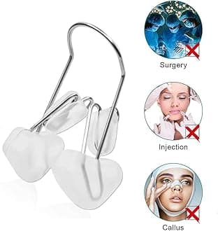 Nose Shaper Clip, Nose Straightener for Wide Noses, Safety Silicone Nose Beautifier, Nose Height Lifter Nose Slimmer for Women and Young Girls