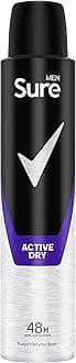 Sure Men Active Dry Anti-Perspirant Aerosol 200 ml