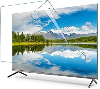 HAMIMI 43-58 Inch Tv Blue Light Screen Protector, Frosted Anti Glare Lcd Display Protector Film, Blue Light Blocking Filter Film, Fits Lcd, Led, 4k Oled and Qled Hdtv Displays,Matte-48in(1056X596) mm