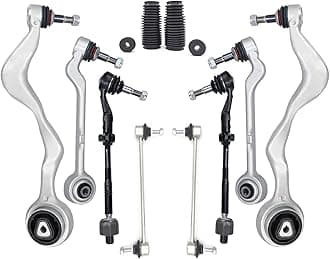 ALADICHE 10pcs Front Suspension Kit Upper Control Arm E90 Compatible with BMW 3-Series 325i 328i 330i 335d 335i 335is 2006-2013,2008-2013 BMW E82 E88 1-Series 128i 135i, 2013-2015 E84 X1(2WD Only)