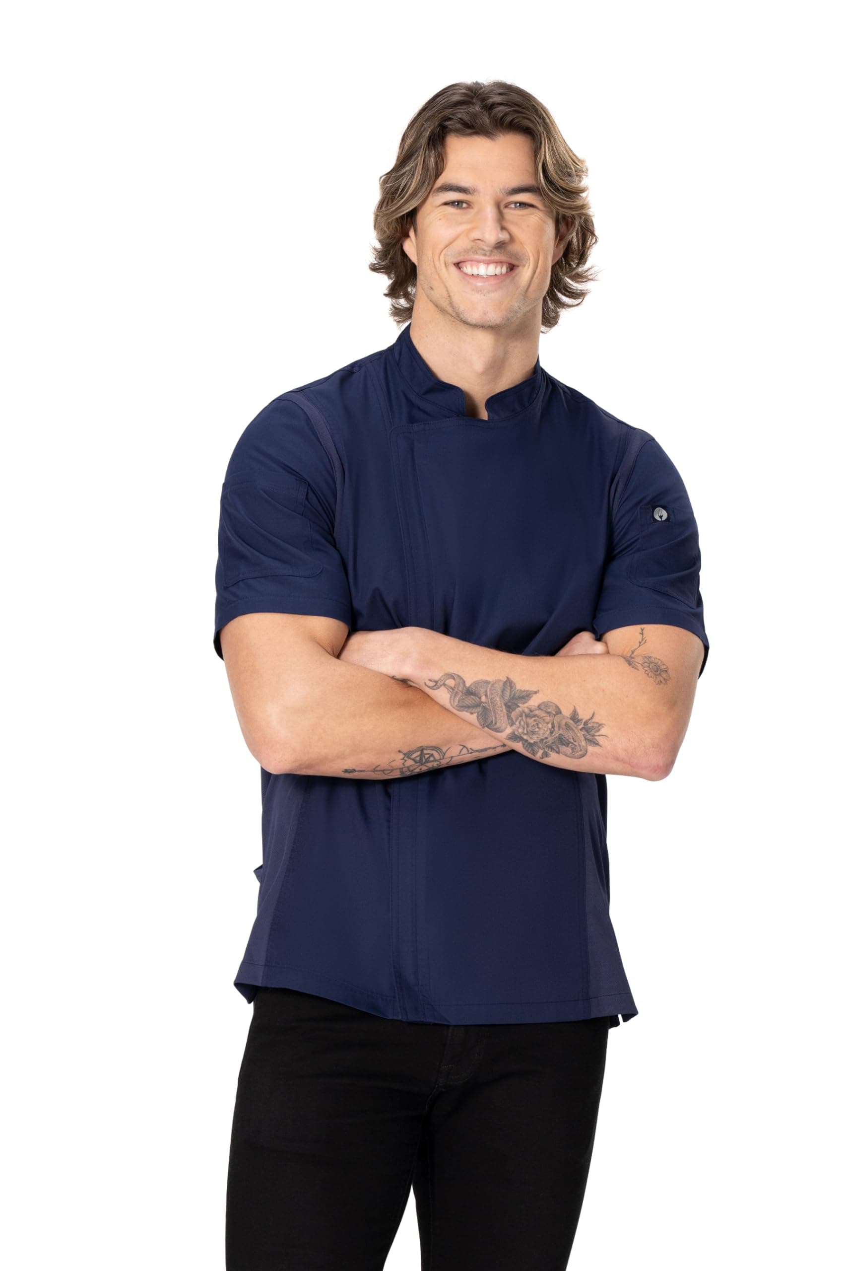 Chef Works mens Springfield Chef Coat Chef's Jacket (pack of 1)