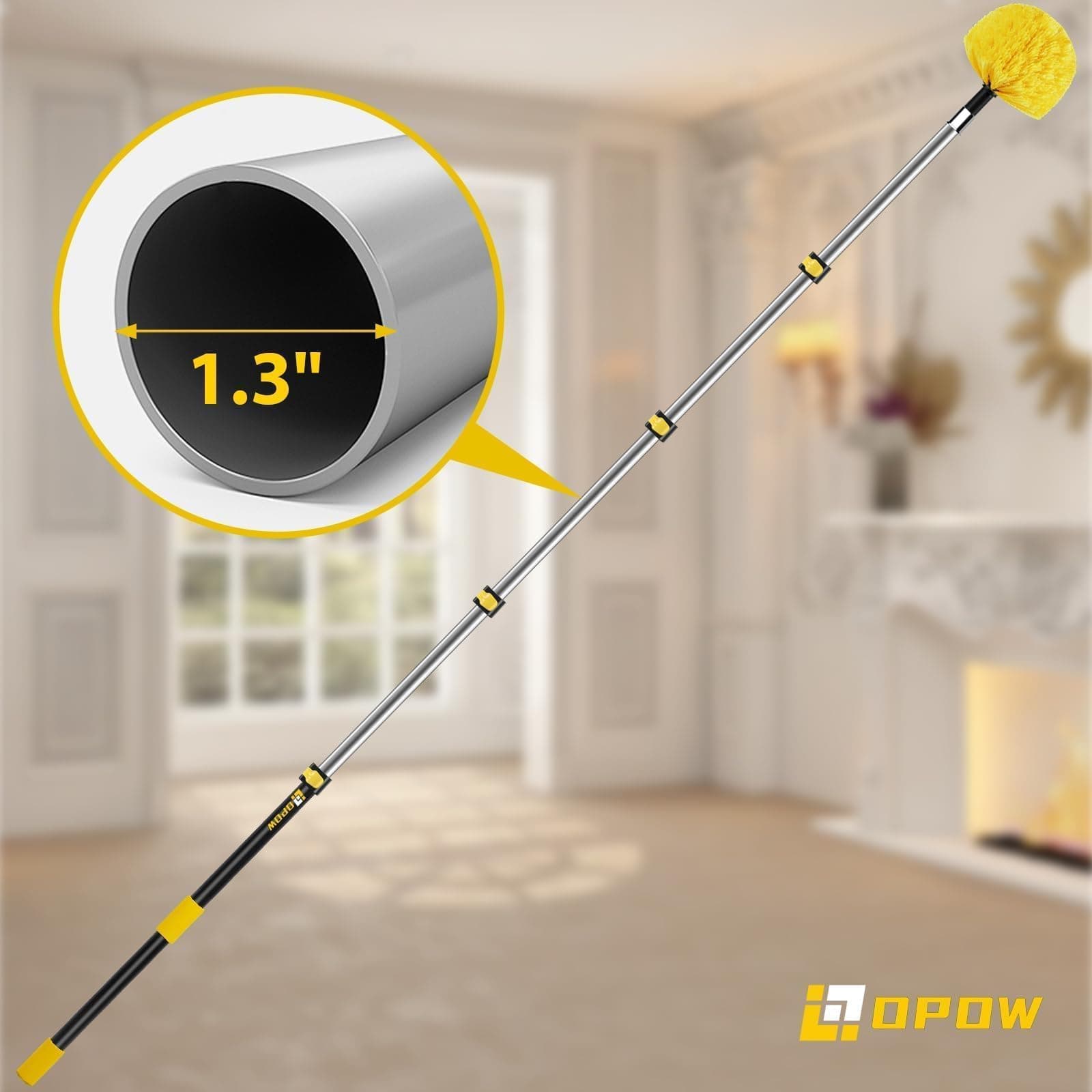 25 Foot High Reached Duster with Extension Pole