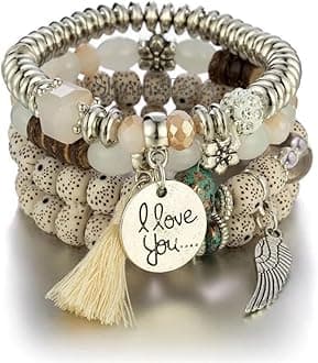 Latest Stylish Multilayer Bangle Bodhi Bracelet for Women and Girls