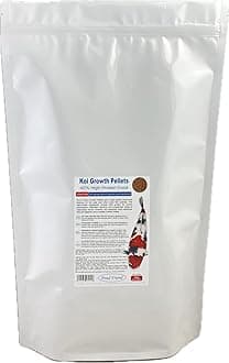 Koi Growth Pellets Floating Fish Food 3kg 4.5mm Carp & Goldfish High Protien Diet For Fast Growth