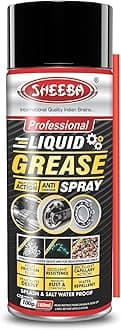 Liquid Grease Spray I High Viscous I Lubricates I Frees Sticky Mechanism I Reduces Squeaky Noise I Long Lasting Protection from Rust and Corrosion - 160mL Pack.