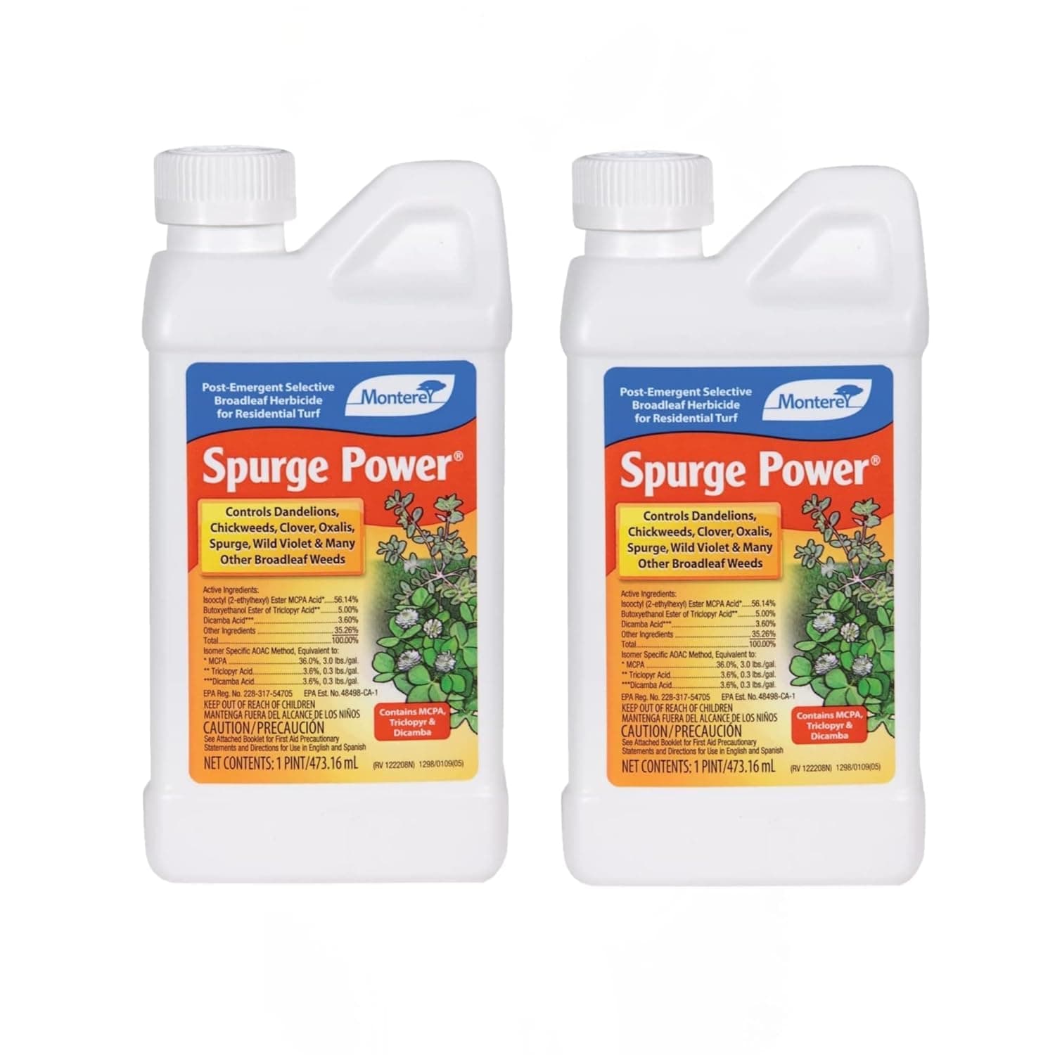 Spurge Power Post Emergent Selective Herbicide Concentrate, 16 oz (Pack of 2)