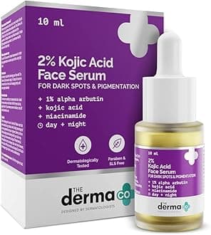 2% Face Serum | with 1% Alpha Arbutin & Niacinamide | Paraben & SLS Free | Day & Night Use | 0.34 Fl Oz (10ml)