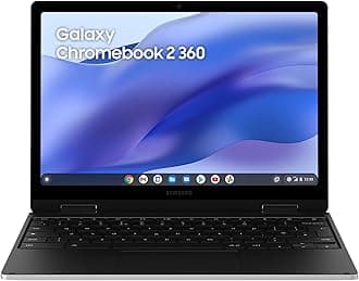 Galaxy Chromebook2 360 Laptop, 12.4 Inch, 4GB RAM, 64GB Storage, Celeron - Silver - Official