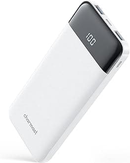 Charmast USB C Power Bank Ultra Slim Portable Charger USB C
