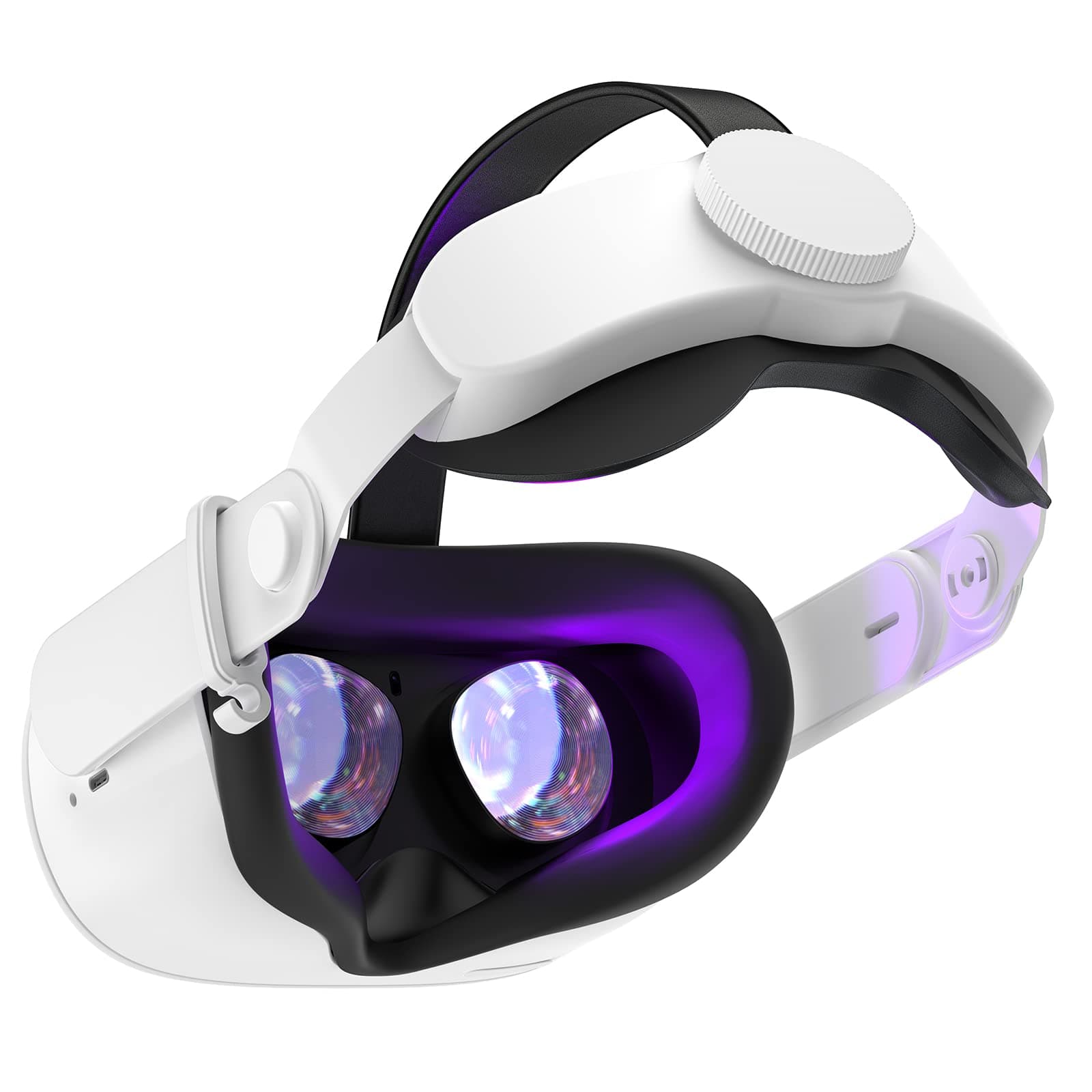 Elite Strap Replacement for Meta/Oculus Quest 2 - Enhanced Comfort, Reduce Head Pressure - Adjustable Hinge