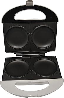 2 Slot Electric Arepa Maker, White