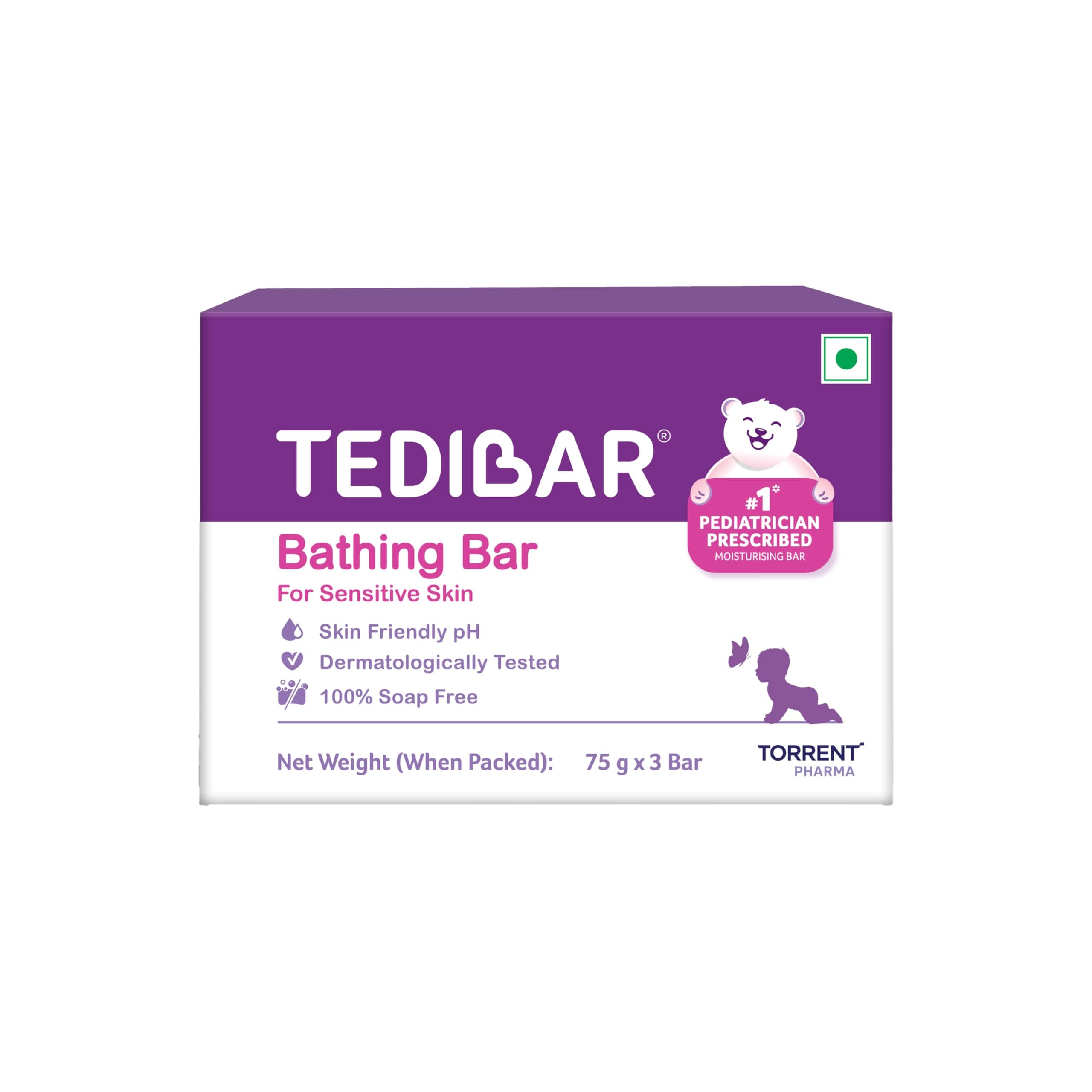 Tedibar Bathing bar (75 g x 3's)