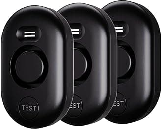 Water Leak Detector Sensor Alarm: Home Water Flooding Monitor Smart Sink Overflow Monitoring Adjustable Wet Moisture Alert Pipe Leakage Drip Detection Warning for Basement Floor (3 Sensor)