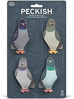 PECKISH, Pigeon Magnetic Bag Clips