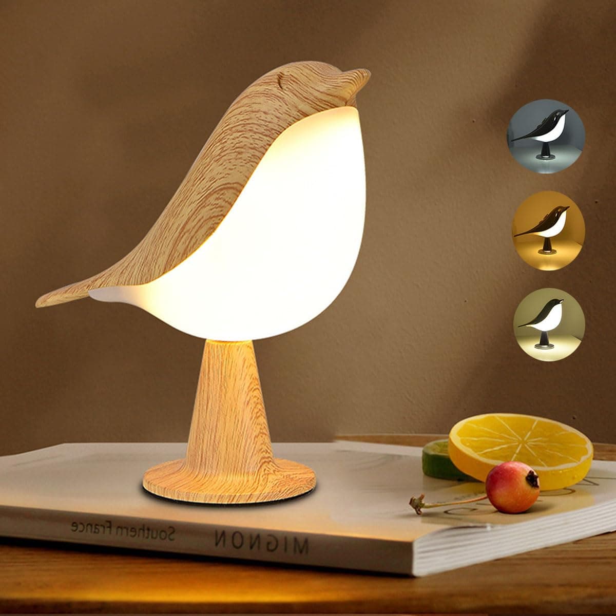 Xhope4u Small Cordless Bedside Lamp, Night Light Touch Sensor, LED Table Lamp...