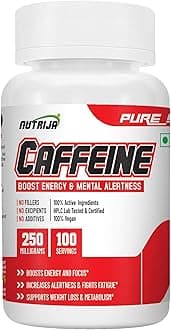 Caffeine Powder Pre Workout Supplement - 100 Servings (Mango)