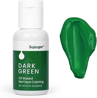 Oil Based Food Coloring For Chocolate, Dark Green, Food Grade 20ml, Edible Oil Food Dye For Baking, Cupcake & Fondant, Icing