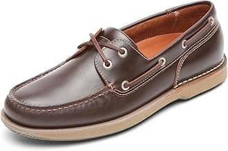 Rockport Men's Perth Boat Shoes, Bleu Navy LTH NBK