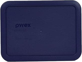Pyrex 7210-PC Rectangle Dark Blue 3 Cup Storage Lid for Glass Dish (4, Dark Blue)