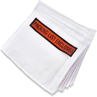 500 PACK : Sales4Less Packing List Envelopes 4.5"x5.5" Pouches Invoice Enclosed Adhesive Bags Pack of 500