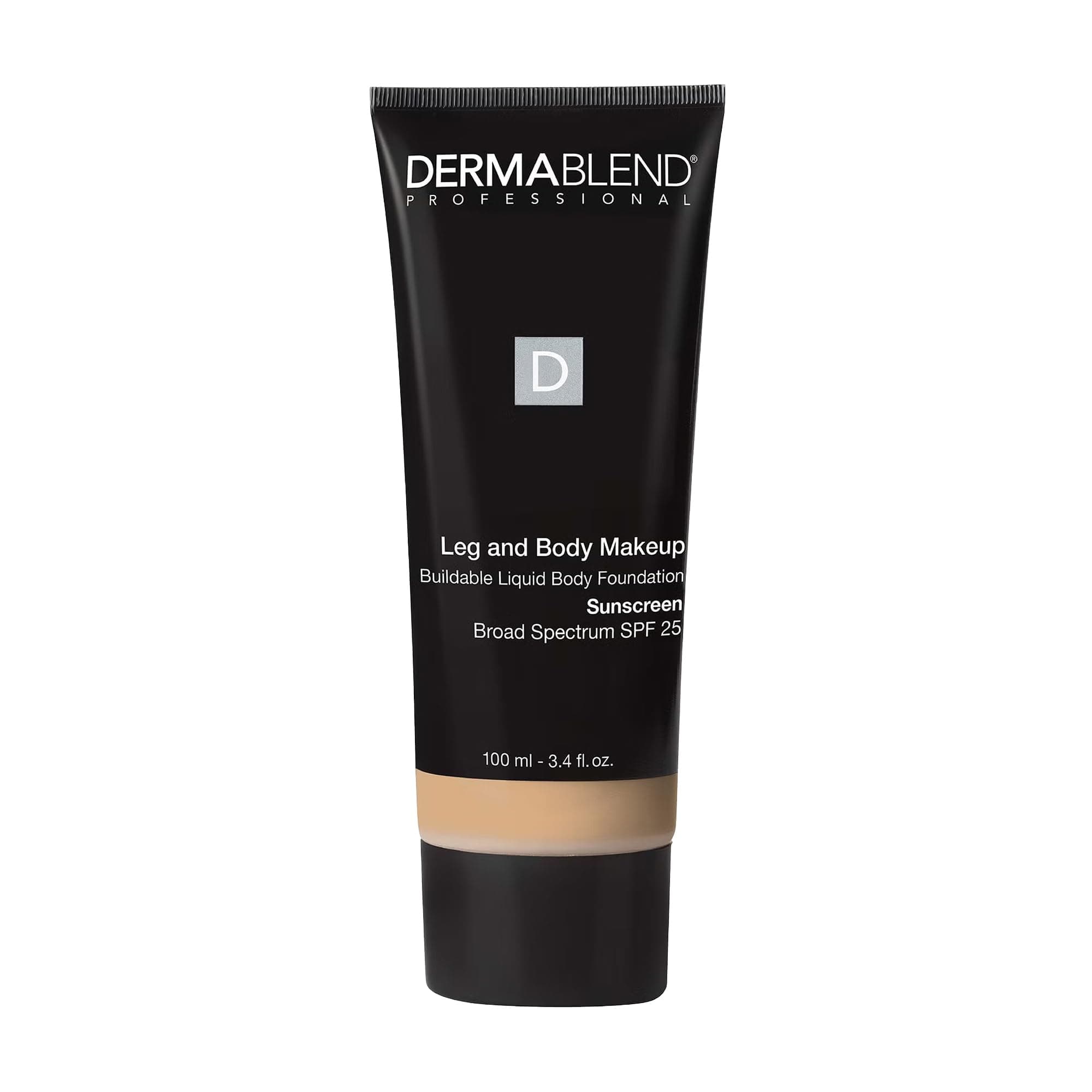 Leg and Body Makeup Liquid Foundation with SPF 25 for Medium Coverage & All-Day Hydration, 20n Light Natural, 3.4 Fl. Oz.