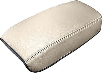 AOMSAZTO Center Console Armrest Replacement Cover for Nissan Maxima 2016-2023, Car Arm Rest Lid Upholstery, Vinyl Leather, Black (Leather Part Only)