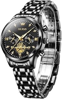 OLEVSWomen Watches Luxury Diamond Wrist Watches for Women Gold and Silver Stainless Steel Waterproof with Date Quartz Ladies Watch