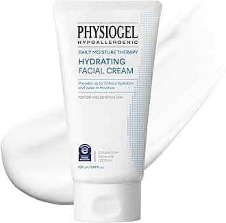 Physiogel Daily Moisture Therapy Hydrating Facial Cream, Lightweight Face Moisturizer with Ceramide, 72H Lasting Hydration, For Dry & Sensitive Skin, 5 fl. oz.