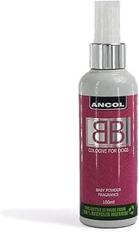 BB Dog Cologne - Sweet Baby Powder Scent with Chamomile - Deodorizes & Refreshes Your Pet’s Coat - Ideal for Dogs After Bath or Daily Use - 100ml Bottle