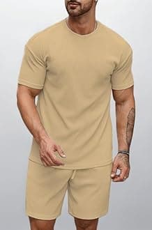 SMOWKLY Men's Premium Cotton Blend Pyjama Set || Stylish Round Neck T-Shirt and Shorts || Casual Night Suit Wear Set for Man