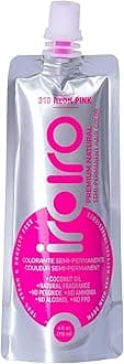 IROIRO Premium Natural Semi-Permanent Hair Color 310 Neon Pink (4oz)
