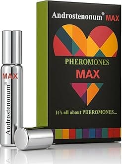 ANDROSTENONUM MAX by Pherolec Global - Male Pheromone Perfume for Men Long Lasting Cologne Original Aftershave Mens Fragrance Infused Phermone Oil Pheremone for Him Essence 8 ml Roll On