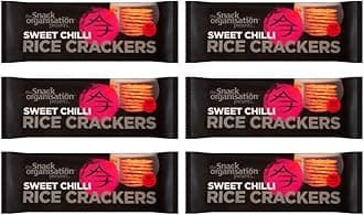 6X The Snack Org - Rice Crackers - Sweet Chilli (6X 100g)