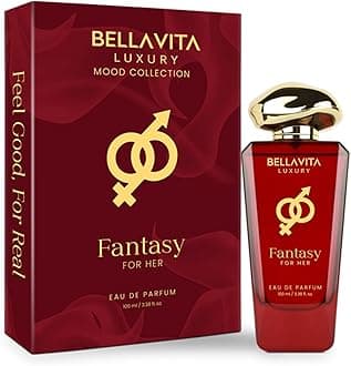 BELLAVITA Mood Collection Fantasy for Her EDP | 100 ml | Pheromone Inspired Technology | Perfect Christmas and New year Gift