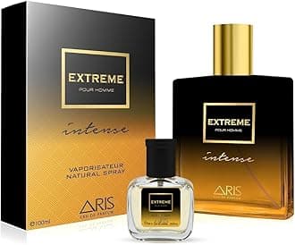 ARIS Extreme Intense Eau de Parfum for Men – Long-Lasting Woody Citrus Fragrance – 100ml Cologne Spray for Daily or Evening Wear – Comes with Extra 15ml Sample (Random Scent Included)