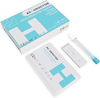 Helicobacter Pylori Test Kit Accudoctor Stool Test H Pylori Test h.Pylori Infection Test kit Faeces Treatment hometest feacal Home Test self Testing kit one h-Pylori Test for Helicobacter Collection