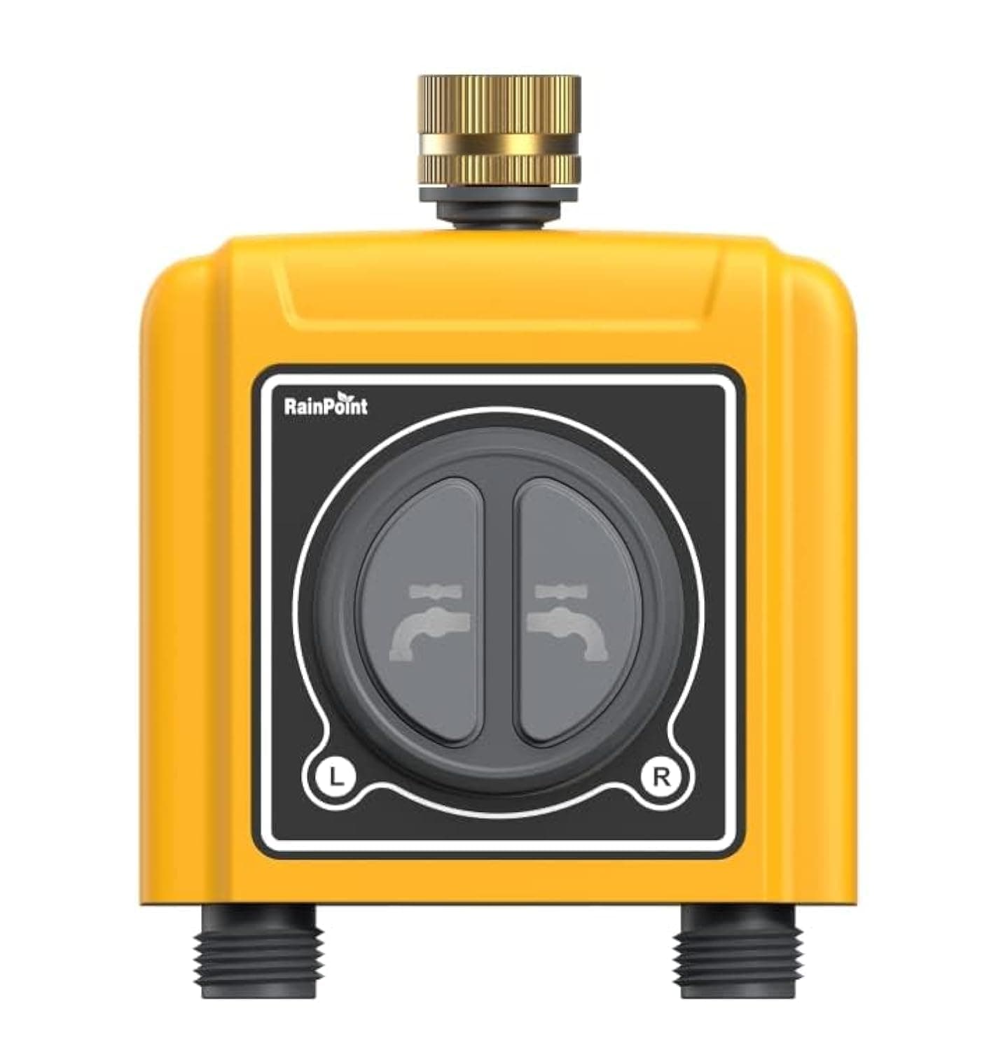 RAINPOINT WiFi Sprinkler Timer 2 Zone, Smart Water Hose Timer 2 Outlet - Timer Only, Without WiFi Hub, Must Use with 2.4Ghz WiFi and TWG004WRF WiFi Hub (Lot Number After 202108)