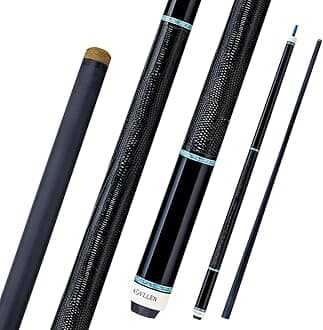Carbon Fiber Pool Cue Stick 58-inch Professional Pool Sticks Low Deflection Pool Cue for Adults Ultra-Smooth Billiard Cues with 12.5mm Tip