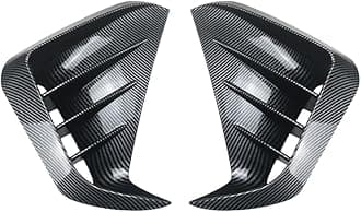 Front Bumper Side Vent Grill Blade Trim Cover for KIA Stinger 2017-2023,Front Bumper Side Canard Trim Fits For KIA Stinger 2017-2023,Carbon (Carbon)