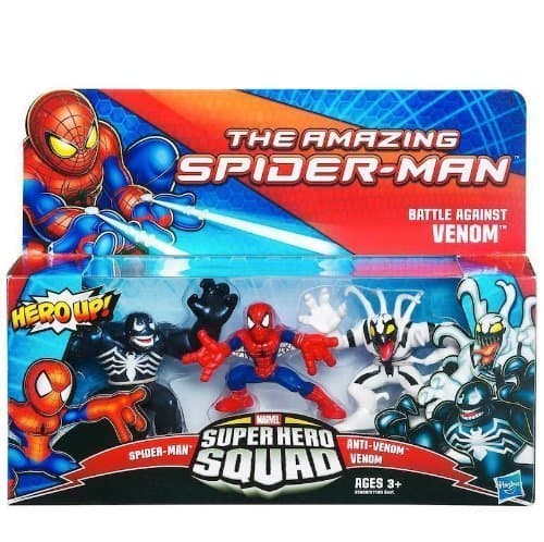 Marvel Super Hero Squad - Battle against Venom - Includes Spider-man, Anti-Venom & Venom